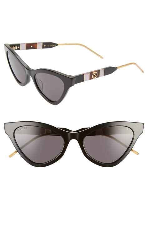 cat eye gucci sunglasses womens|Gucci 55mm cat eye sunglasses.